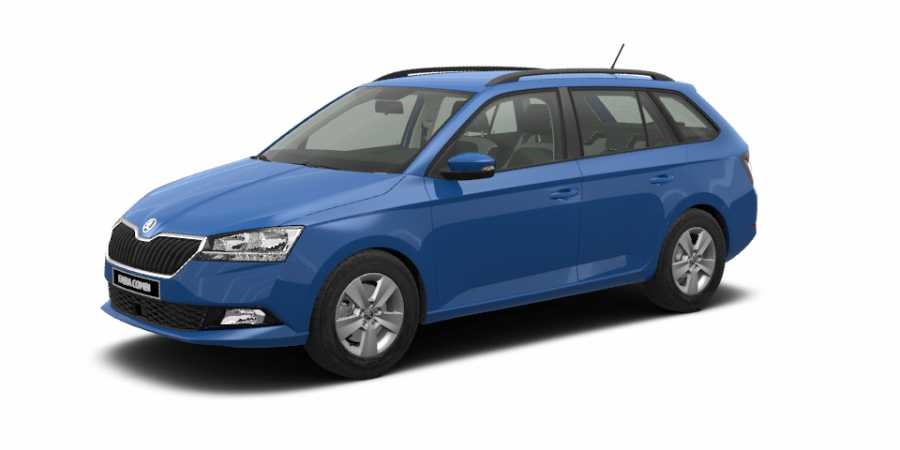 Škoda Fabia, 1,0 TSI 70 kW 5-stup. mech., barva modrá