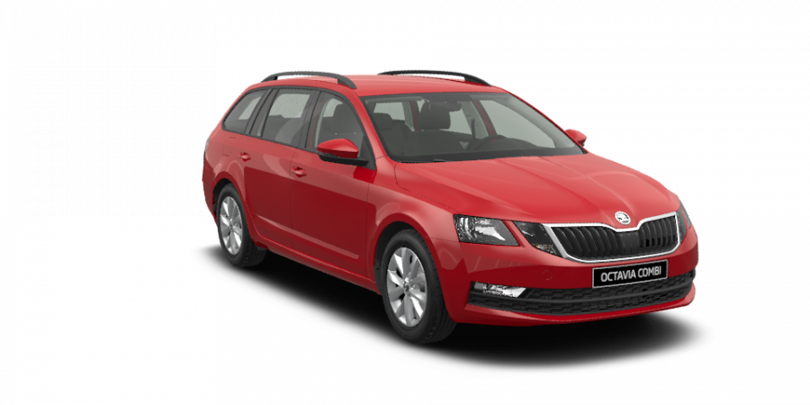 Škoda Octavia, 1,0 TSI 85 kW 6-stup. mech., barva červená