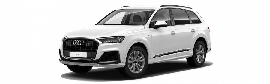 Audi Q7, Q7 S line 55 TFSI quattro, barva bílá