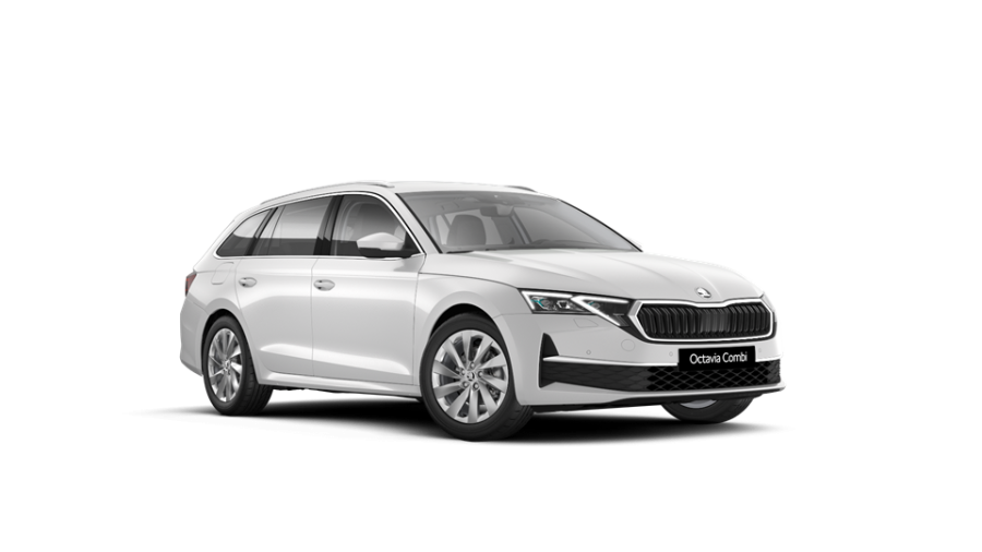 Škoda Octavia, 1,5 TSI m-HEV 110 kW 7-stup. automat., barva bílá