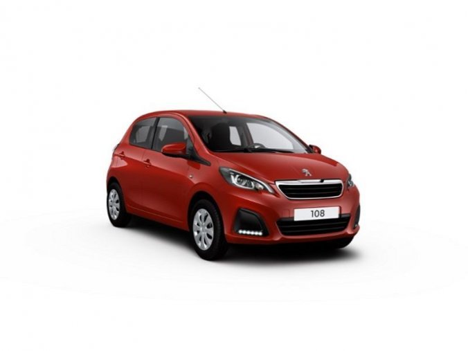 Peugeot 108, ACTIVE 1.0 VTi 72 S&S MAN5, barva červená