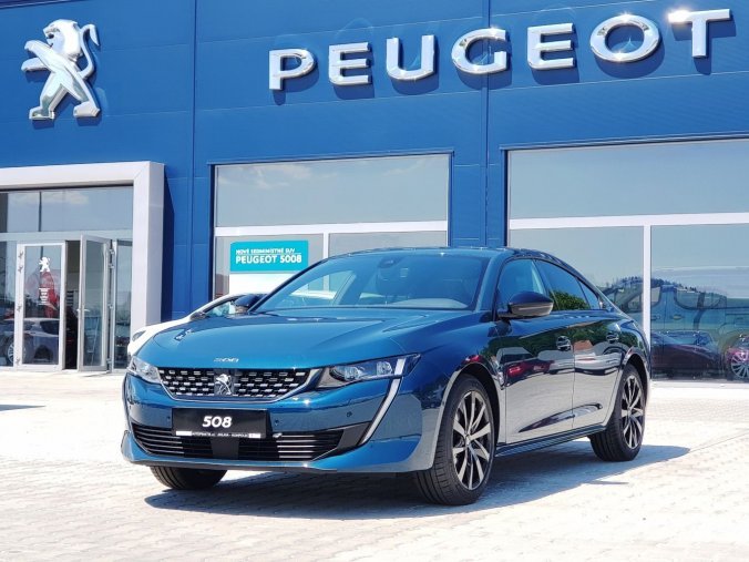 Peugeot 508, GT LINE PureTech 180 S&S EAT8, barva modrá