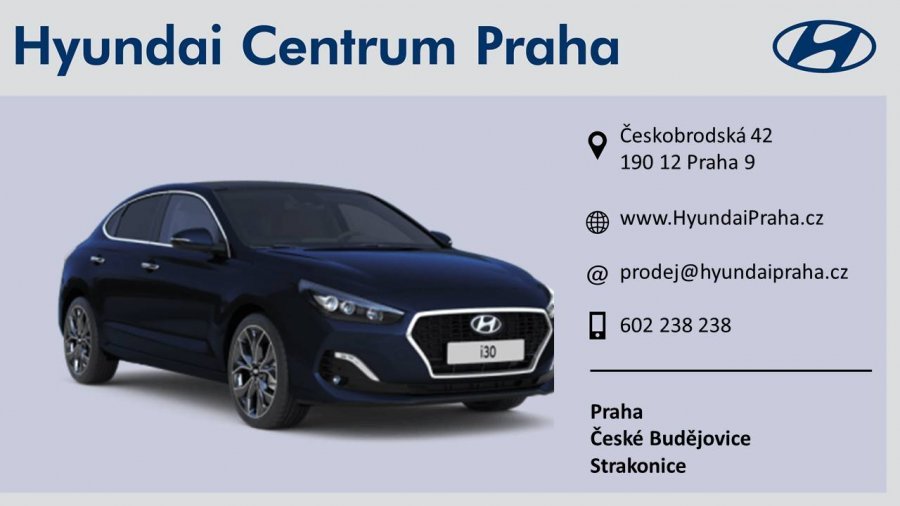 Hyundai i30, 1,0 T-GDI 88 kW (95 NAT) 6 st. man, barva modrá