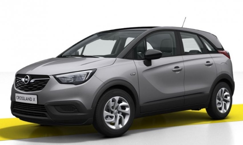 Opel Crossland X, 1.2 61KW, barva šedá