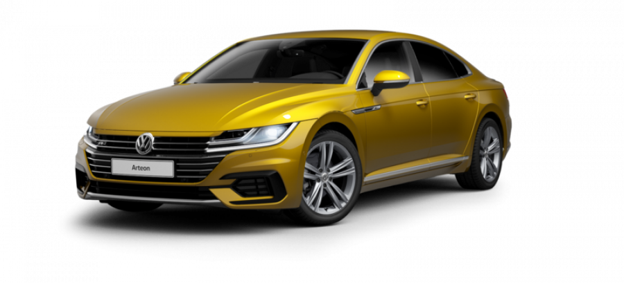 Volkswagen Arteon, R-line 2,0 TDI 7DSG, barva žlutá