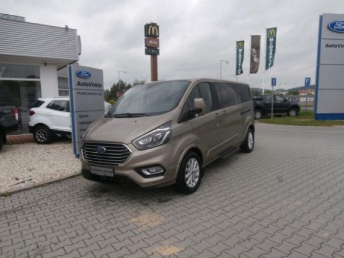 Ford Tourneo Custom, 2.0 EcoBlue, barva stříbrná