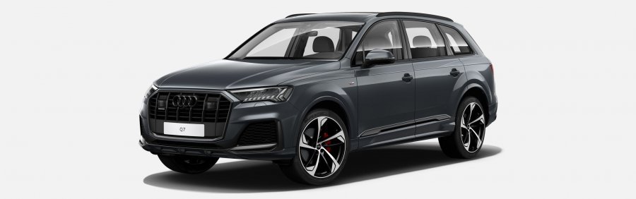 Audi Q7, Q7 S line 50 TDI quattro, barva šedá