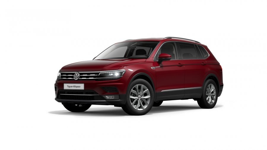 Volkswagen Tiguan Allspace, Allspace Highline 2,0 TDI 7DSG 4M, barva červená