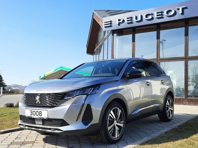 Peugeot 3008, Peugeot 3008 ALLURE PACK 1.5 BHDi 130k EAT8, barva šedá