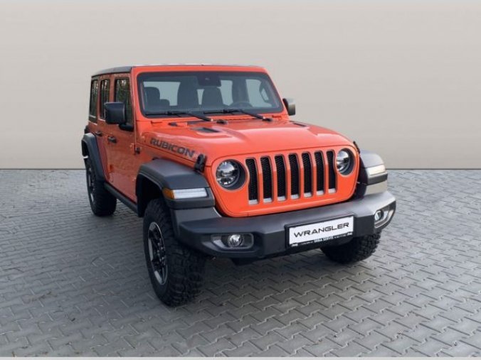 Jeep Wrangler, 2.2 CRD Rubicon 8ATX, barva oranžová