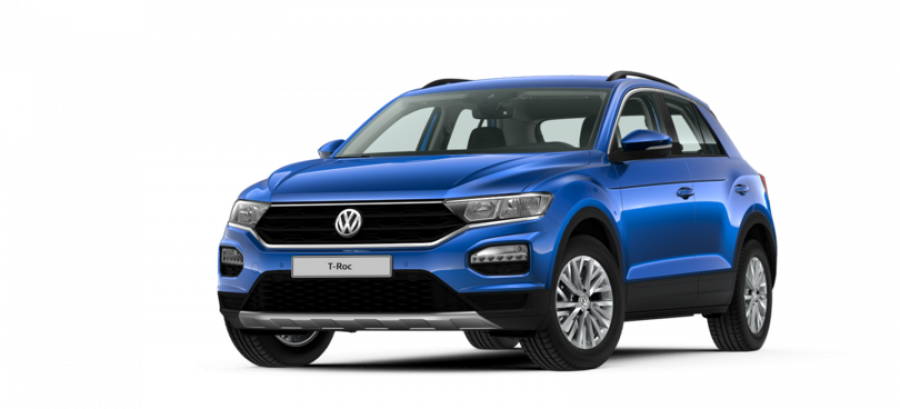 Volkswagen T-Roc, Design 1,5 TSI EVO ACT OPF 7DSG, barva modrá