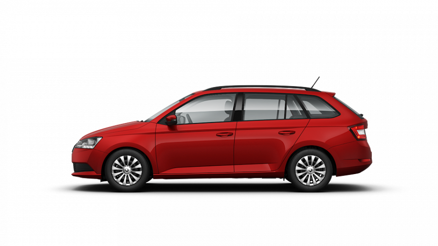 Škoda Fabia, 1,0 TSI 70 kW 5-stup. mech., barva červená