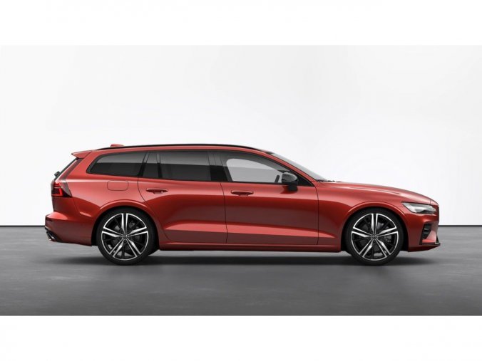 Volvo V60, kombi, R-Design B5 AWD, barva červená