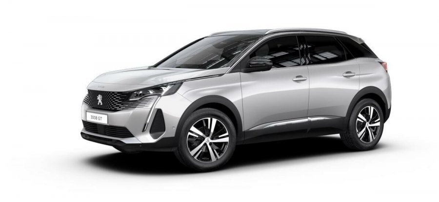 Peugeot 3008, GT 1,2 130k EAT8 Black, barva bílá