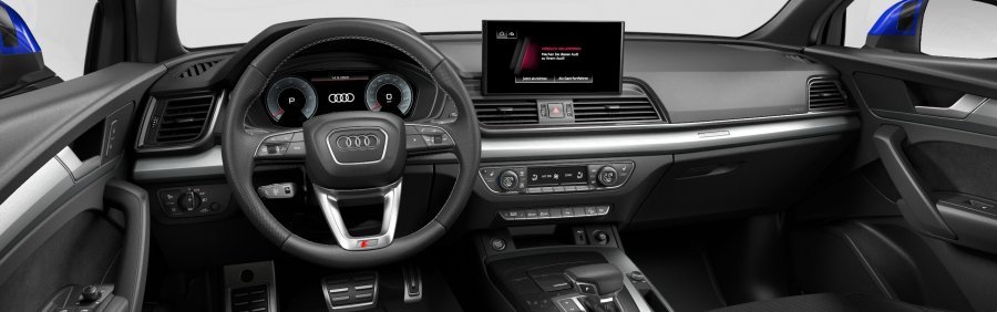 Audi Q5 Sportsback, Q5 SB S line 40 TDI 150kW quattro, barva modrá