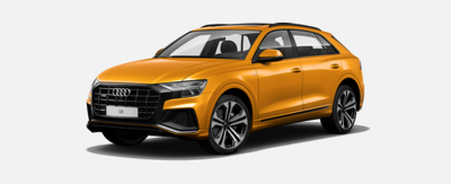 Audi Q8, 50 TDI 210 kW quattro, barva oranžová