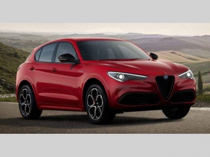 Alfa Romeo Stelvio, 2.0 Turbo 280k Q4 VELOCE, barva červená