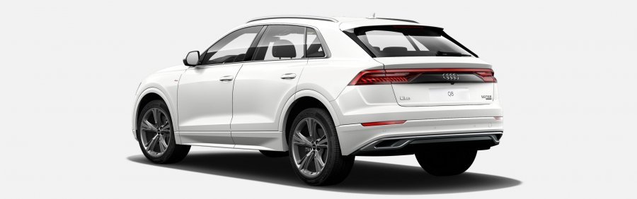 Audi Q8, Q8 50 TDI quattro, barva bílá