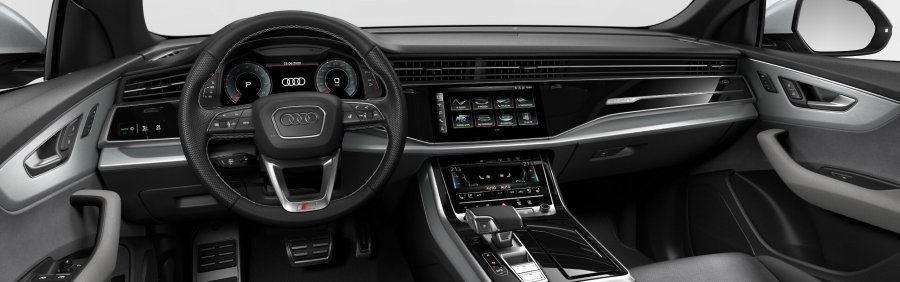 Audi Q8, Q8 50 TDI quattro, barva bílá