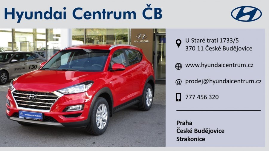 Hyundai Tucson, 1,6 CRDi 85 kW (diesel) 6 st. man, barva červená