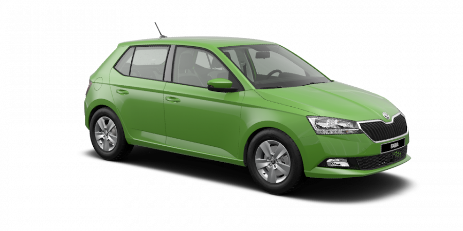 Škoda Fabia, 1,0 MPI 55 kW 5-stup. mech., barva zelená