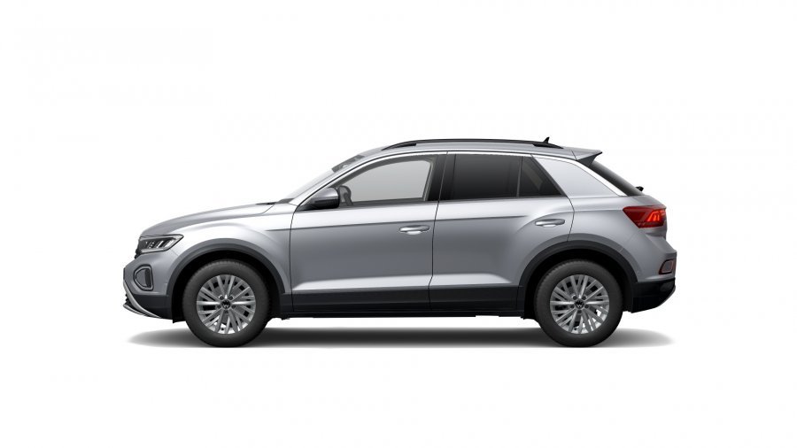 Volkswagen T-Roc, T-Roc Life 1,0 TSI 81kW 6G, barva stříbrná