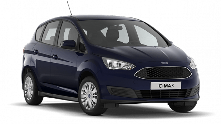 Ford C-MAX, Trend, Compact, 1.0 EcoBoost 74 kW/100 k, 6st. manuální, barva modrá