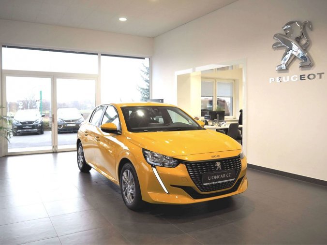 Peugeot 208, ACTIVE 1.2 75k MAN5, barva žlutá