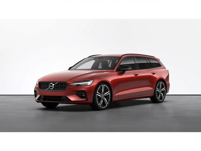 Volvo V60, kombi, R-Design B5 AWD, barva červená