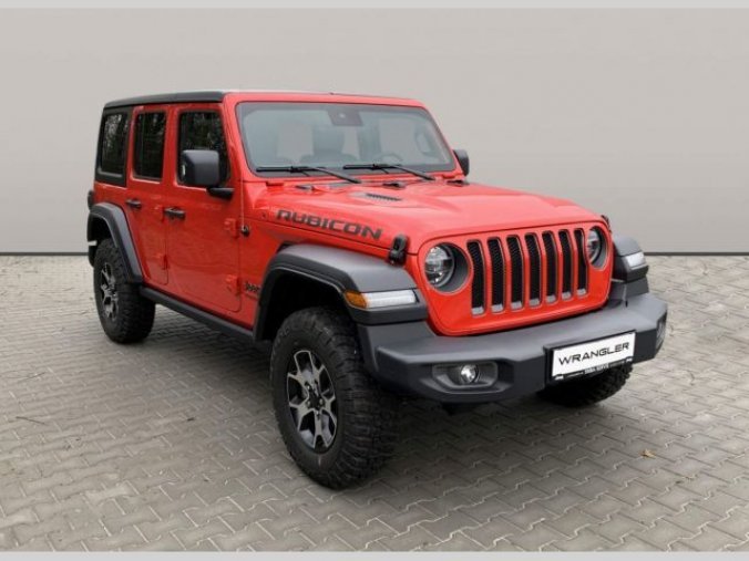 Jeep Wrangler, 2.2 CRD Rubicon 8ATX, barva červená