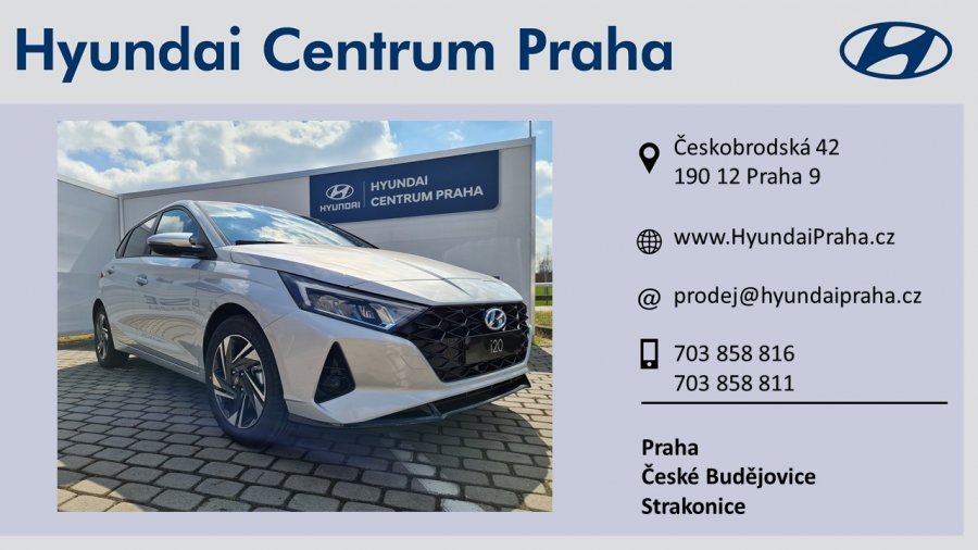 Hyundai i20, 1,0 T-GDI 74 kW (95 NAT) 6 st. man, barva stříbrná