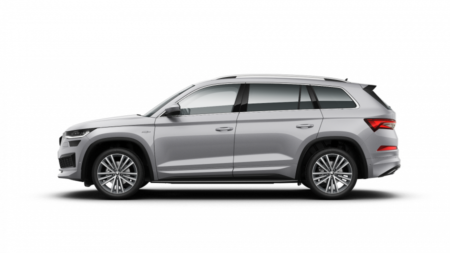 Škoda Kodiaq, 2,0 TDI 110 kW 7-stup. automat. 4x4, barva stříbrná