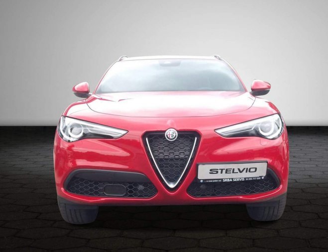 Alfa Romeo Stelvio, 2.0 Turbo 280k Q4 SUPER, barva červená