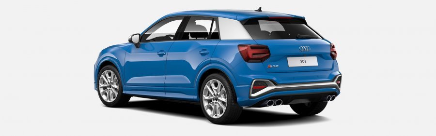 Audi Q2, SQ2 TFSI 221kW quattro, barva modrá