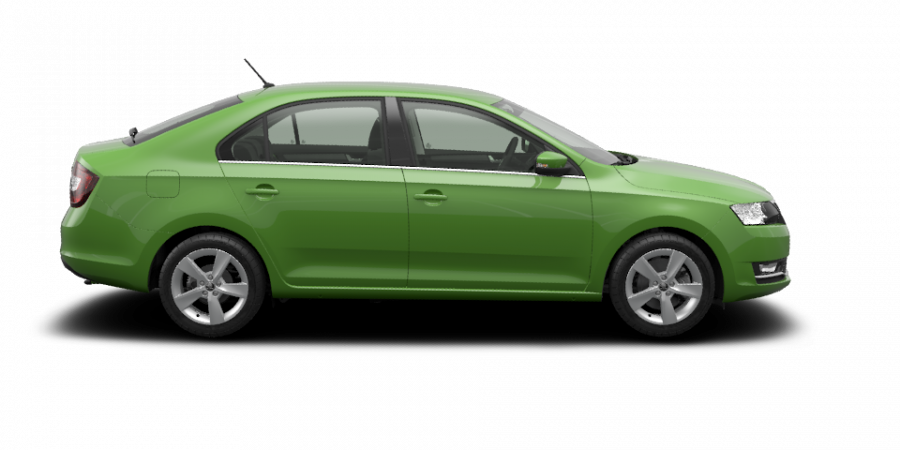 Škoda Rapid, 1,0 TSI 81 kW 6-stup. mech., barva zelená