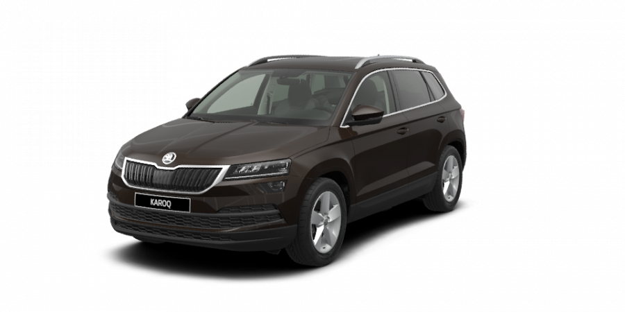 Škoda Karoq, 1,6 TDI 85 kW 6-stup. mech., barva hnědá