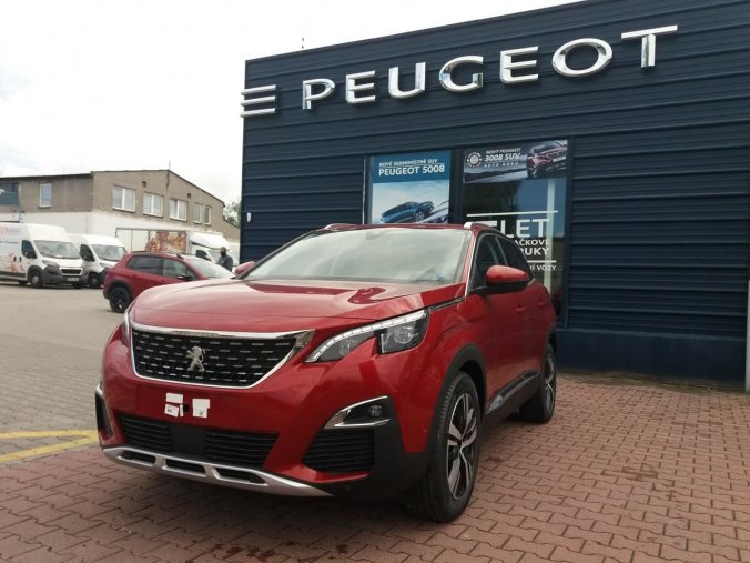 Peugeot 3008, ALLURE 1.5.BHDi 130k EAT8, barva červená