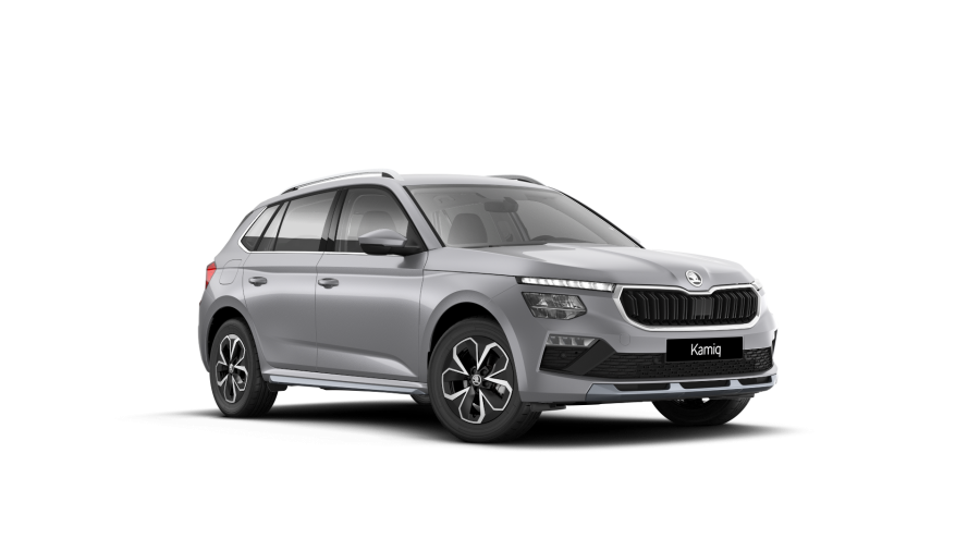 Škoda Kamiq, 1,5 TSI 110 kW 6-stup. mech., barva stříbrná