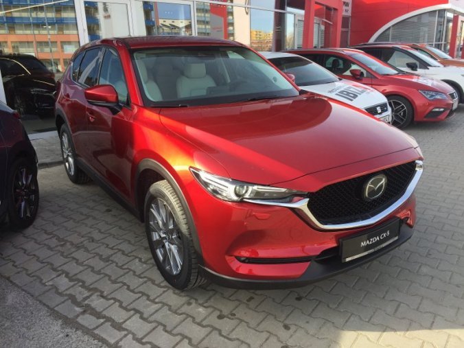 Mazda CX-5, 2,5G 194k AWD AT, barva červená