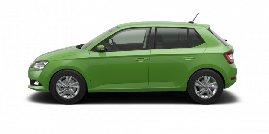 Škoda Fabia, 1,0 TSI 70 kW 5-stup. mech., barva zelená