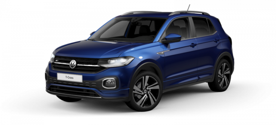 Volkswagen T-Cross, Style 1.0 TSI 85 kW 7DSG, barva modrá