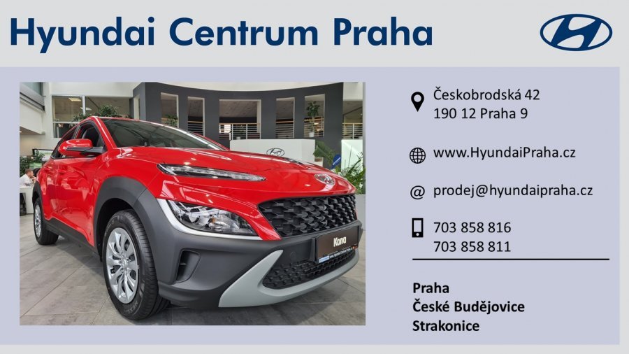 Hyundai Kona, 1,0 T-GDI 88 kW (95 NAT) 6 st. man, barva červená