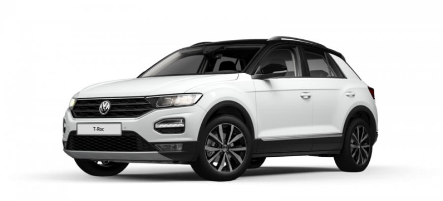 Volkswagen T-Roc, Style 1,5 TSI ACT 7DSG, barva bílá