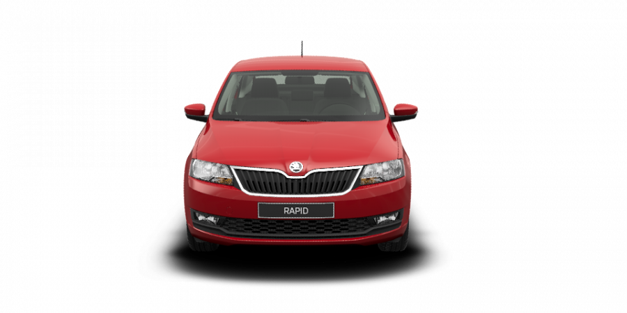 Škoda Rapid, 1,0 TSI 70 kW 5-stup. mech., barva červená