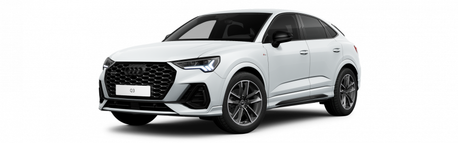 Audi Q3 Sportback, Q3 SB S line 35 TDI 110 kW quattro, barva bílá