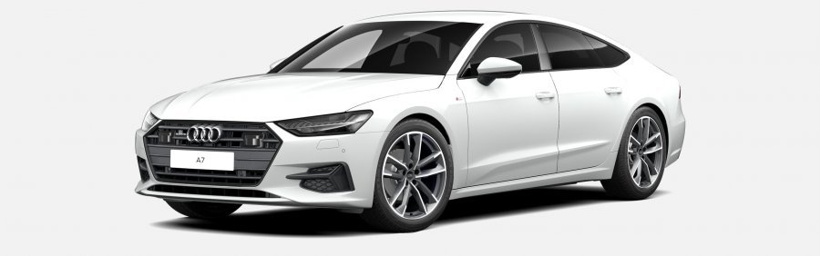 Audi A7, A7 40 TDI quattro, barva bílá