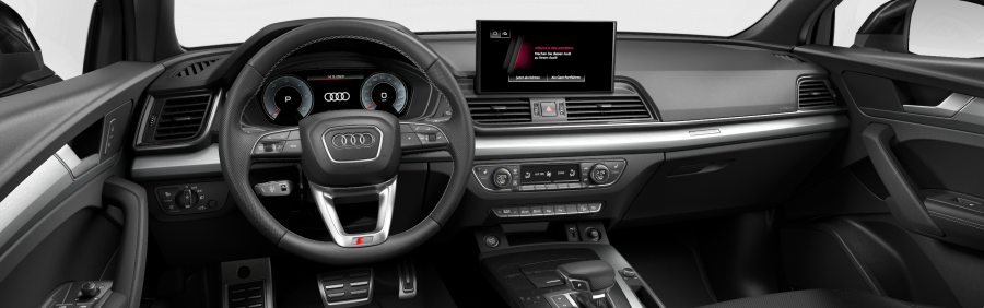 Audi Q5 Sportsback, Q5 SB S line 40 TDI 150kW quattro, barva černá