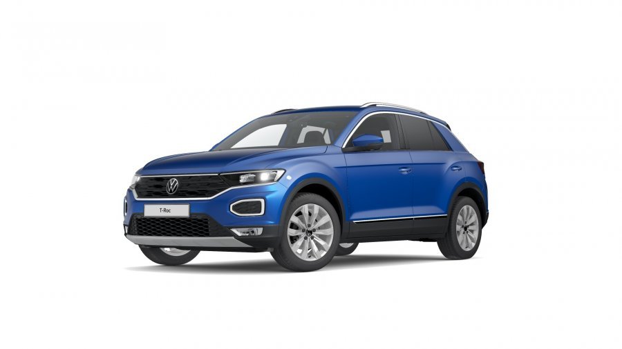 Volkswagen T-Roc, T-Roc Sport 1,5 TSI ACT 6G, barva modrá