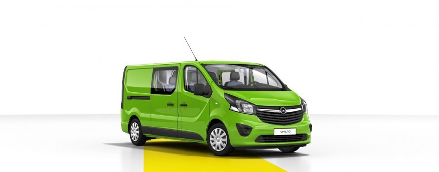 Opel Vivaro, Crew Van 6 míst L2H1 92kW, barva zelená