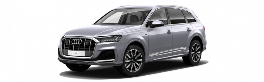 Audi Q7, Q7 S line 50 TDI quattro, barva stříbrná